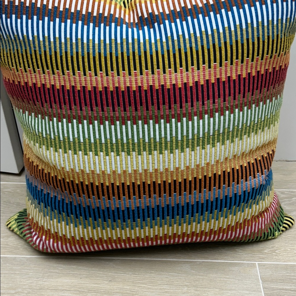 D.V. Kap Home Multicolor Striped Accent Pillow